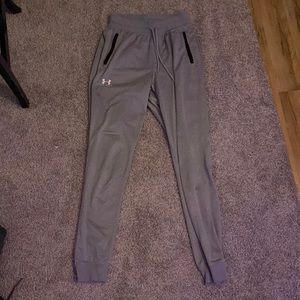 Grey under armour sweatpants